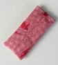 Glasses, sunglasses case, crazy patchwork, pink and red - Image 2