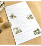 Country Garden Flat Notecards Set 12 Flat A6 Cards with Envelopes in Gift box
