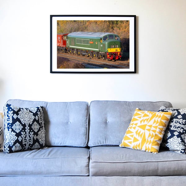 Class 45 Peak D123 Leicestershire & Derbyshire Yeomanry diesel locomotive