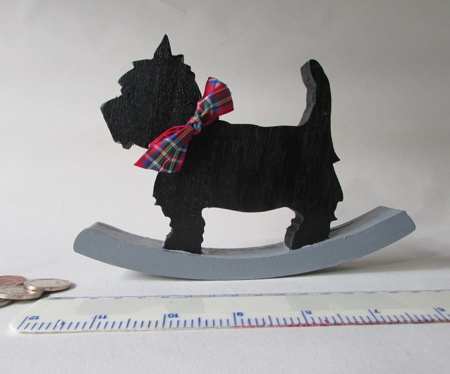 Westie Dog wooden ornament