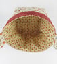 Patchwork Table Top Sewing Basket and Pincushion Set - Image 6
