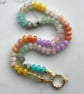 Sunshine Candy Hand Knotted Beaded Gemstone Necklace