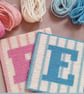 Personalised Initial Needlepoint Kit – Choose Your Letter & Colour  