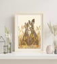 Hare art print art for the home art as gift - Image 4