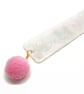 Handmade Bookmark in Pearl White with Ghost and Rainbow Girl - Image 10