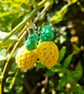 Lemon earrings, Fruit themed jewellery, Yellow earrings, Friend birthday gift - Image 6