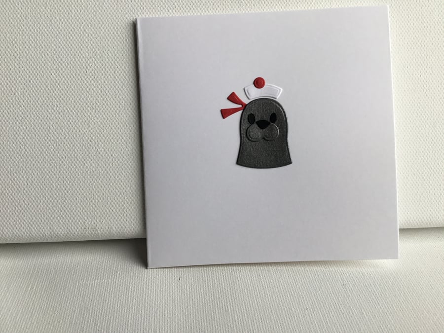 Cute seal card for any occasion. CC392