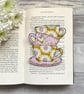 Bookmark, tea cup stack bookmark