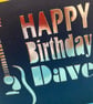 Personalised Guitar Birthday Card - Image 4