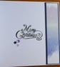 Husband Christmas Card - Polar Bears with Snowy Northern Lights Sky - Image 3