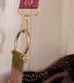 A Harris Tweed Bucket Bag with Dragonfly Embroidery - Image 7