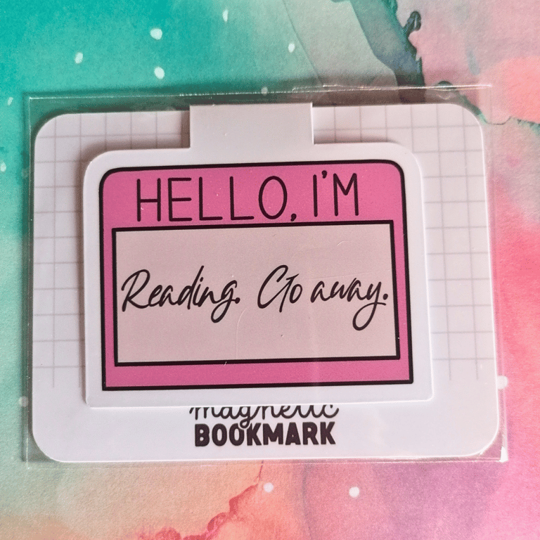 I'm Reading, Go Away Magnetic Bookmark