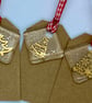 Fused glass keepsake Christmas gift tag - Image 3