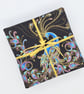 Golden Peacock fabric coasters 108HF - Image 4
