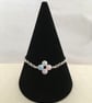 Pretty Bracelet with 4 Colour Rounds as the Centrepiece - Image 5