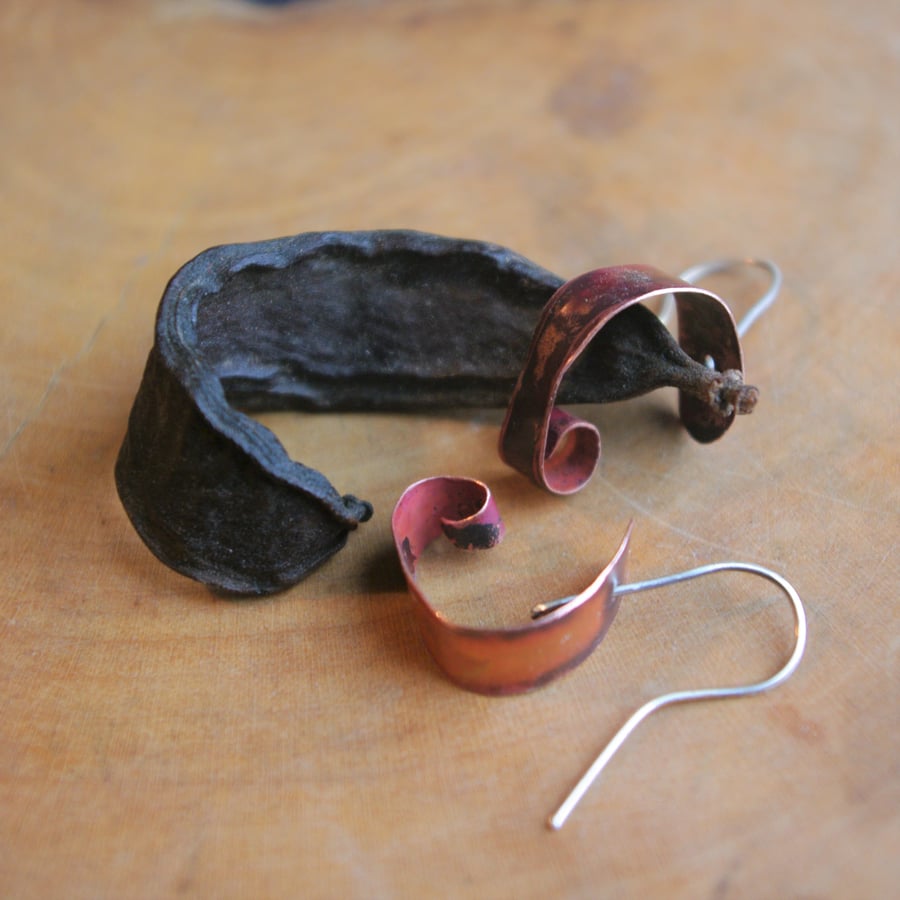 Carob Pod Earrings