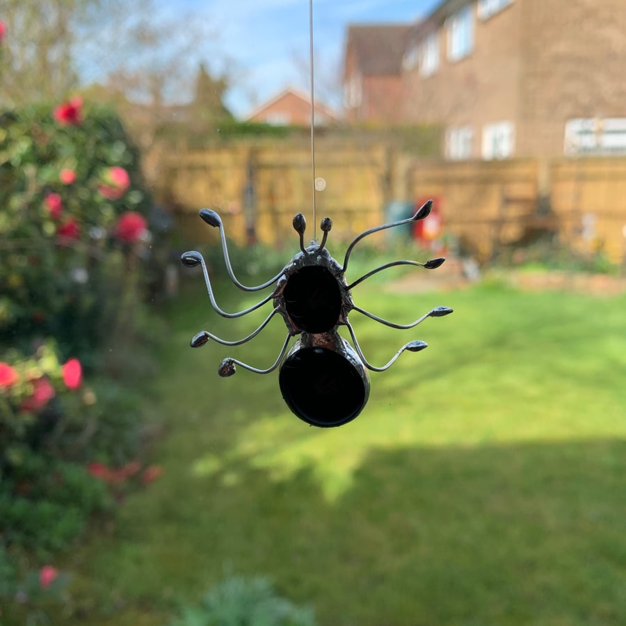 Glass Spider Suncatcher - TO ORDER