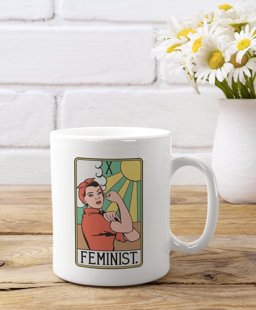 The Feminist tarot mug