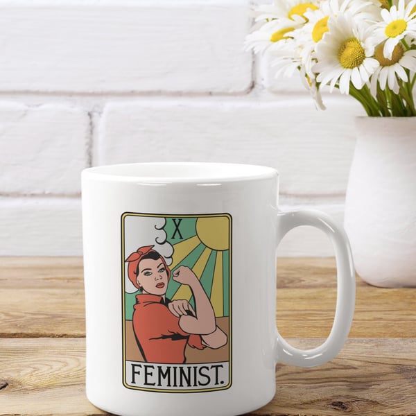 The Feminist tarot mug