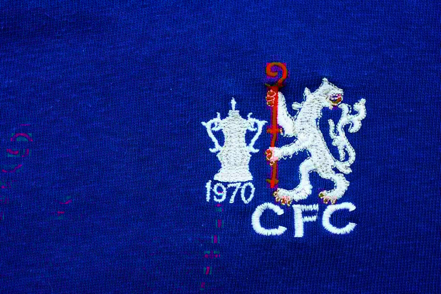 Chelsea FC Lion 1970 FA Cup Final Badge Photograph Print