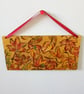 Metallic Autumn leaves handpainted wooden wall decoration.   - Image 7