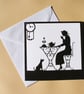 Greetings Card - Blank - Tea - Image 1