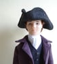 Sewing Pattern for pair of 11-12" Fashion Dolls, "Poldark Style" 1785 - Image 9
