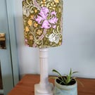 William Morris Classic Cylindrical Drum Lampshade 