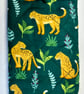 Velvet lined glasses case pouch, Set 2 green - Image 7