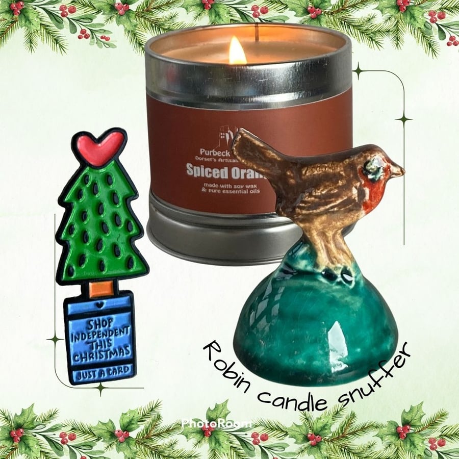 Robin candle snuffer