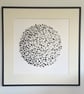 Murmuration, unique Lino-cut print unframed - Image 4