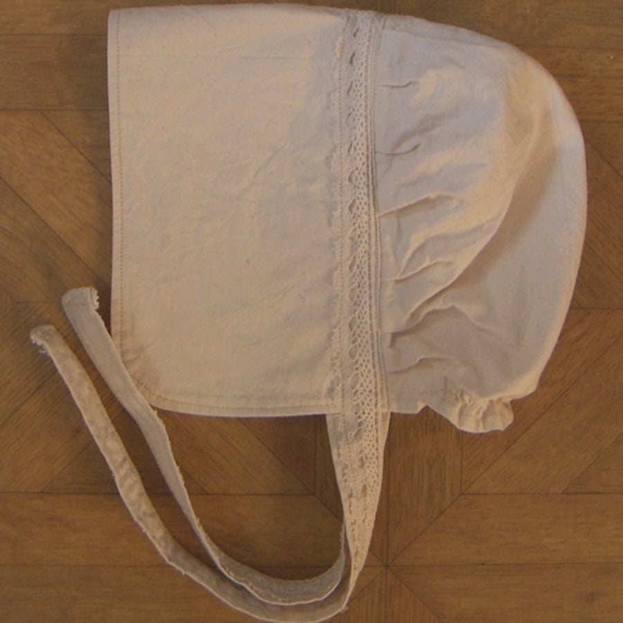 Children's bonnets made to order - Calico or Roses fabric option 