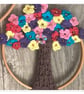 Trio crocheted flower trees - Image 3