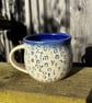 Handmade ceramic mug - alphabet soup - Image 1