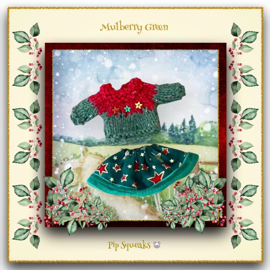 Pip Squeaks Stars Skirt and Matching Jumper