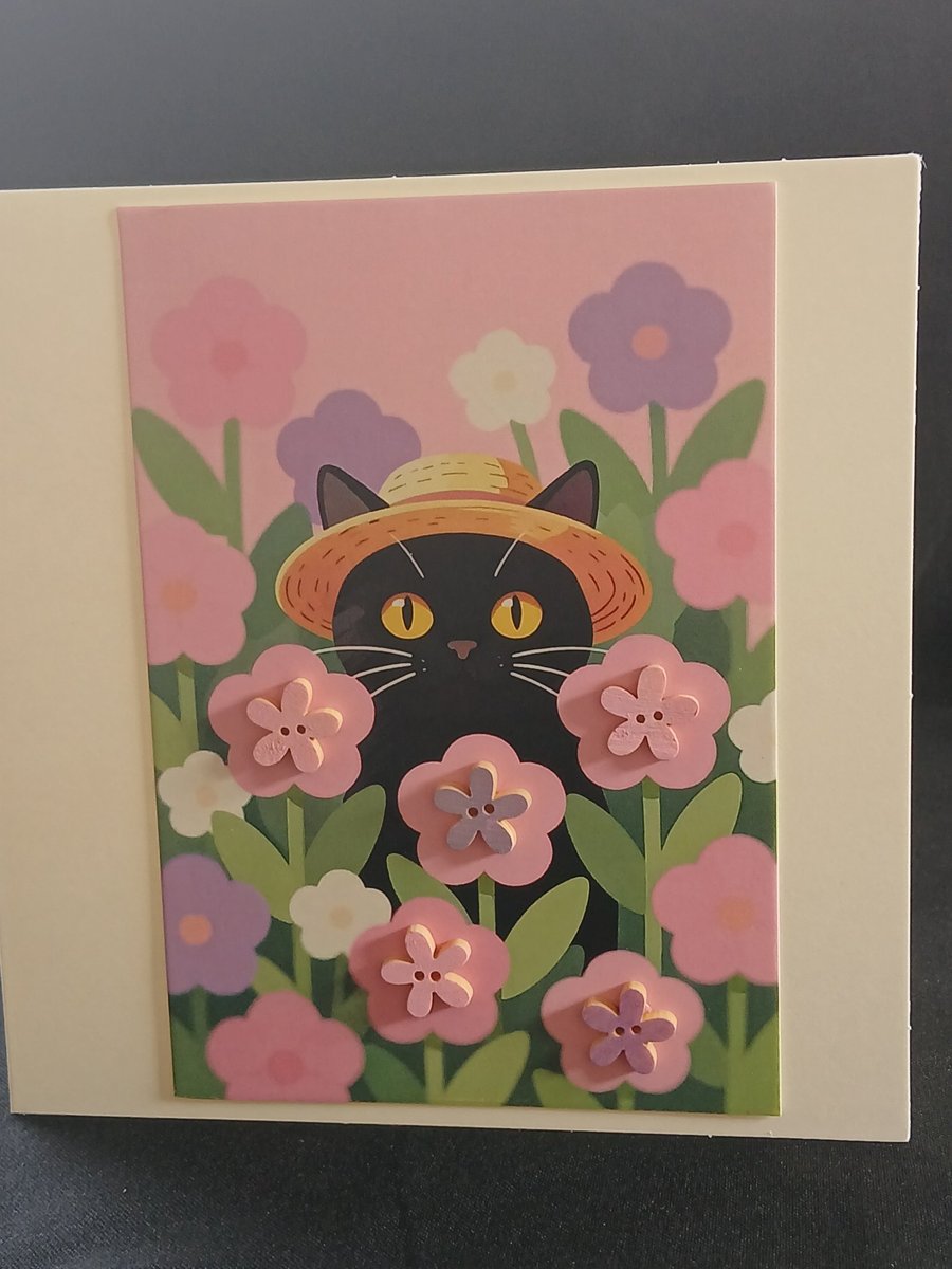 Handmade blank card 