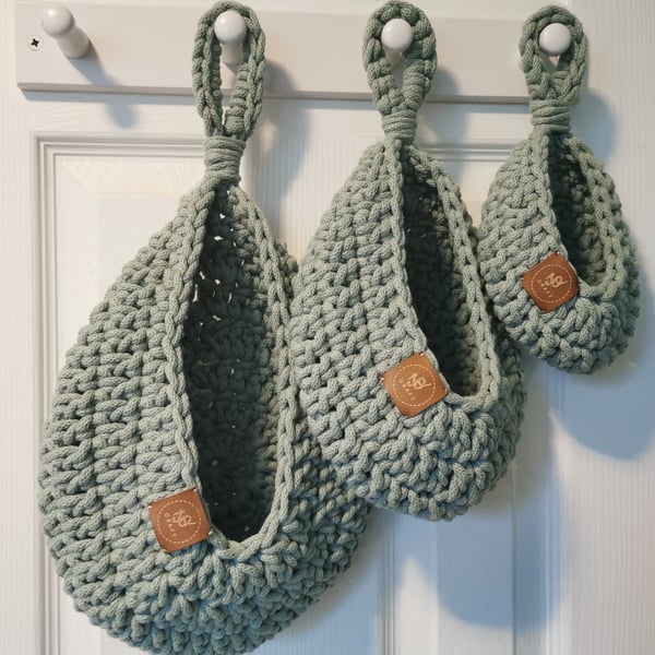 Hanging Baskets Set: Cocoon Style Storage