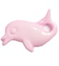 Pink dolphin baby buttons for knitting and crochet 15mm