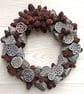Contemporary Small Decorative Wreath, all seasons use