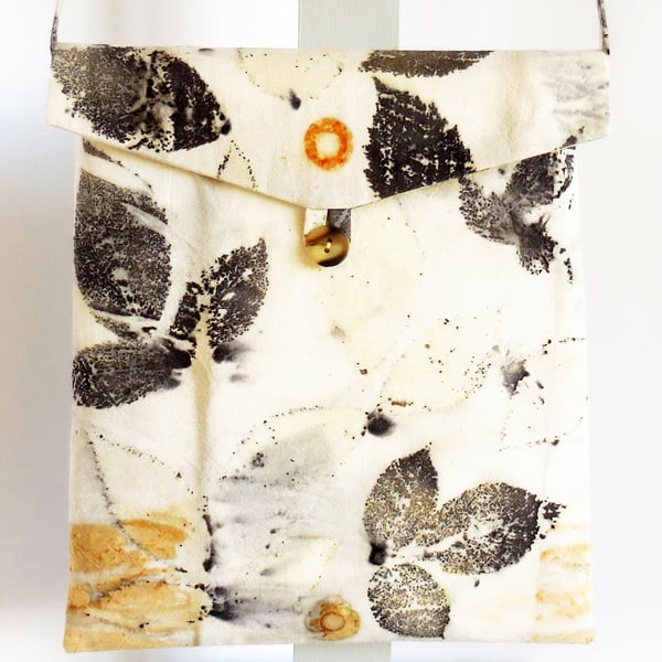ECO BOTANICAL PRINTED SHOULDER BAG