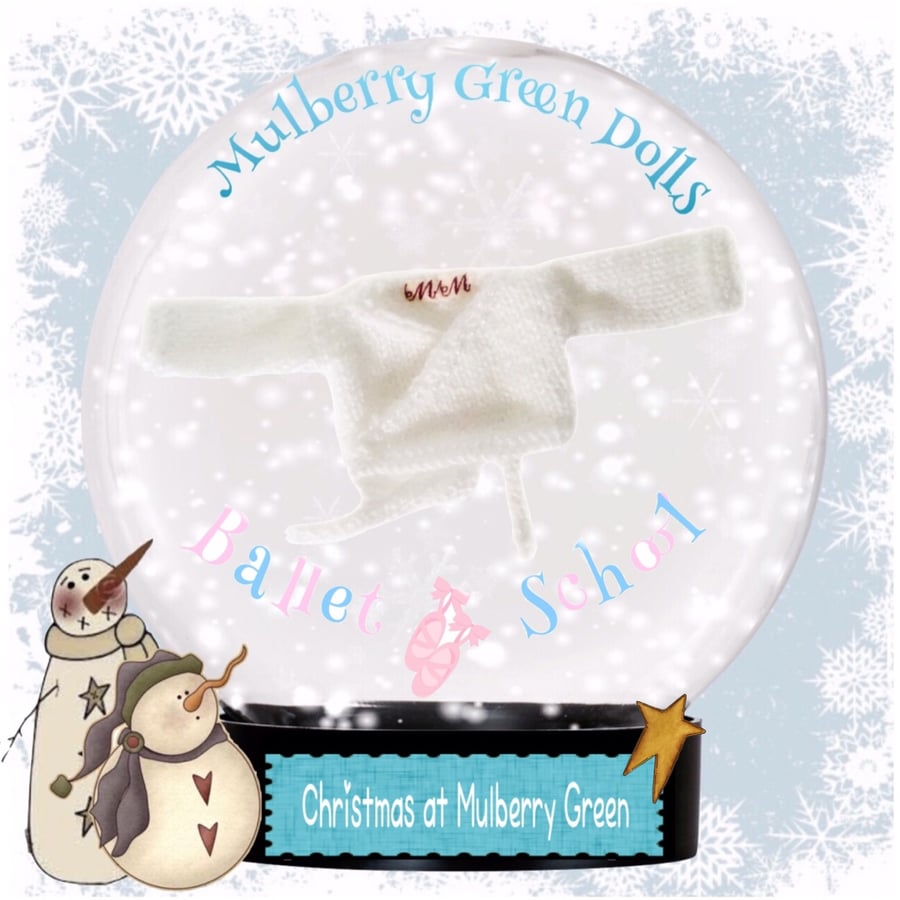 Reserved for Kat - Sparkly White Ballet Cardigan