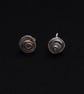 Silver Whirl Ear Stud - Image 4