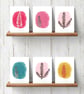 Pack of 6 - Scandi Style - A6 White Linen Note Card & Envelope Set