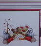 Christmas Card - Skating Snowman - Happy Christmas - Image 5