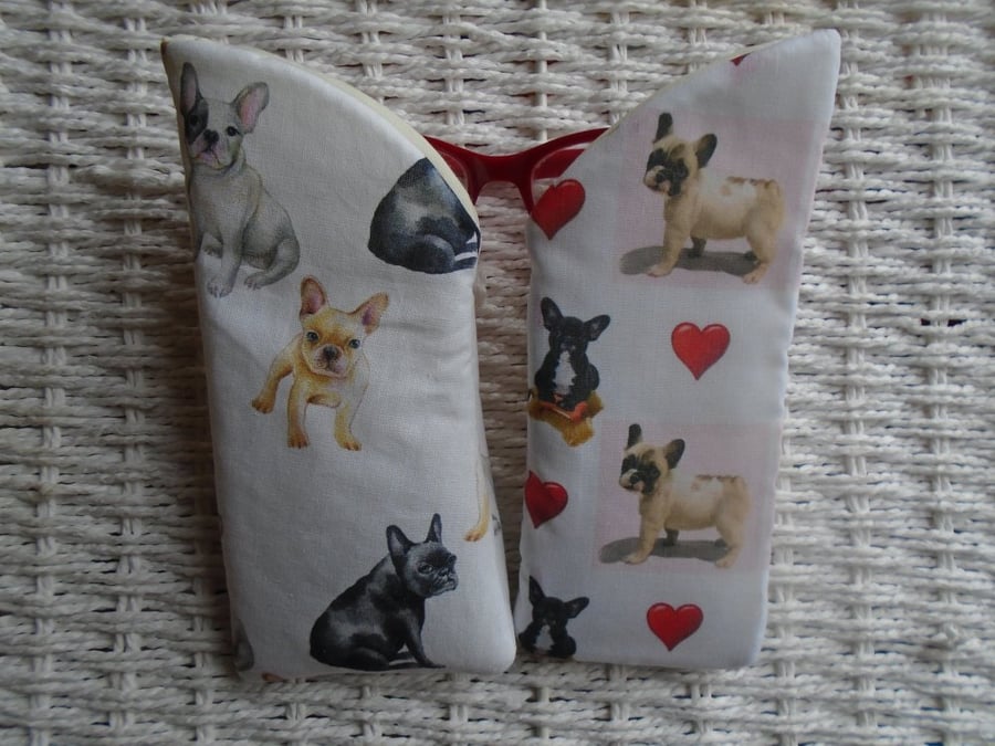 Pack of 2 Glasses Cases French Bulldogs