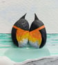 Pebble Penguin Coastal Art, Handmade Penguin Picture, One-of-a-Kind Seaside Gift - Image 8