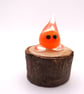 small orange glass wisp figure - Image 4