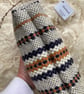 Wool Pouch - Caramel. Handwoven in Wales - Image 5