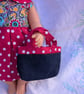 Red polka dot dolls outfit, dress, bag and scrunchie for Our Generation BabyBorn - Image 7