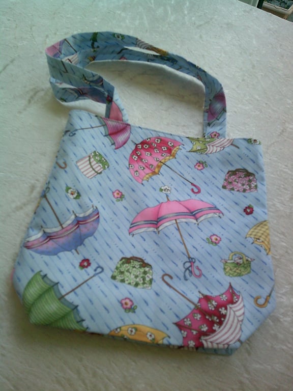 Umbrellas and Hat Boxes Fabric Bag